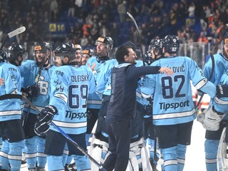 Radosť hráčov Slovana.