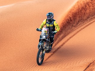 Štefan Svitko počas Rely Dakar 2023.