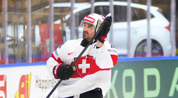 Andres Ambühl na MS v hokeji 2025.