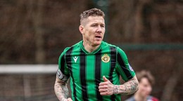 Slovenský futbalista Juraj Kucka v drese FC Baník Prievidza. 