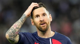 Lionel Messi v drese PSG.