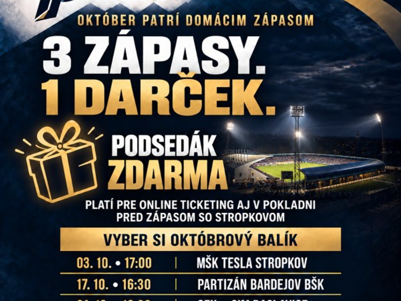 3x VSTUPENKA + DARČEK