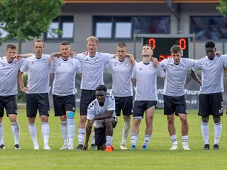 Futbalisti OFK Baník Lehota pod Vtáčnikom.