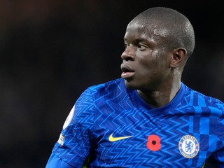 N'Golo Kanté v drese Chelsea FC.