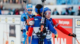 Paulína Bátovská Fialková a Ema Kapustová po stíhacích pretekoch v estónskom Otepää.