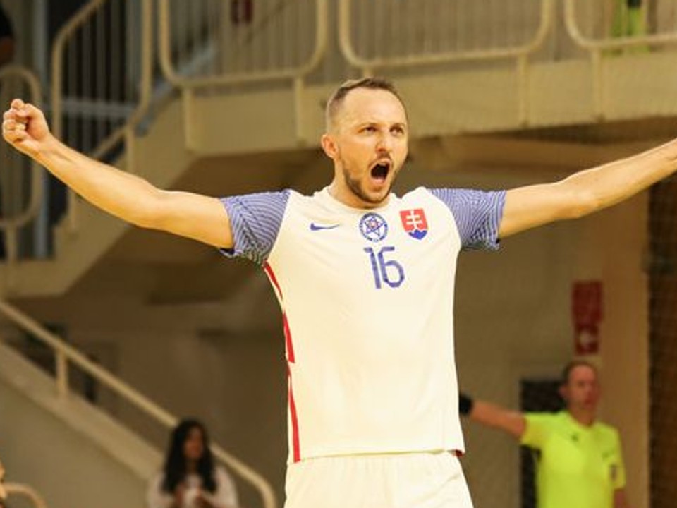 Tomáš Drahovský v drese Slovenska.