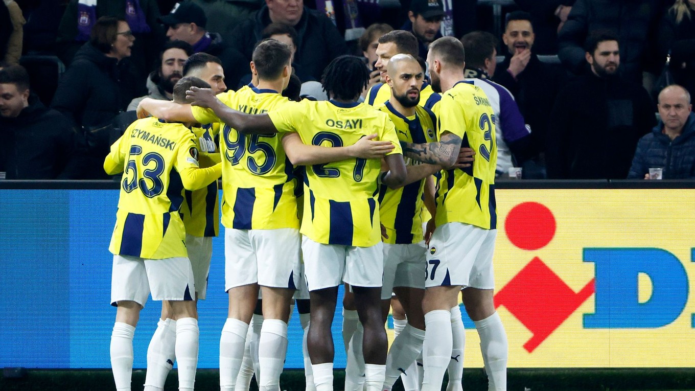 Futbalisti Fenerbahce Istanbul.