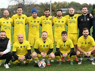 Futbalisti TJ Petrovany.