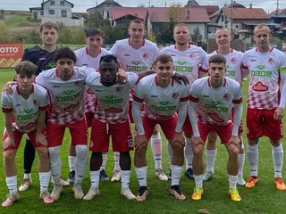 Futbalisti OFK SIM Raslavice.