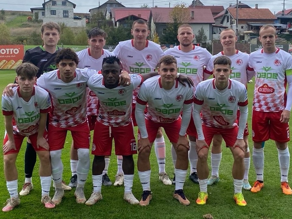 Futbalisti OFK SIM Raslavice.