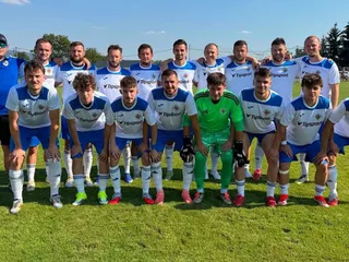Futbalisti OFK Slovan Poproč.