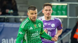 Momentka zo zápasu Prešov - Komárno.