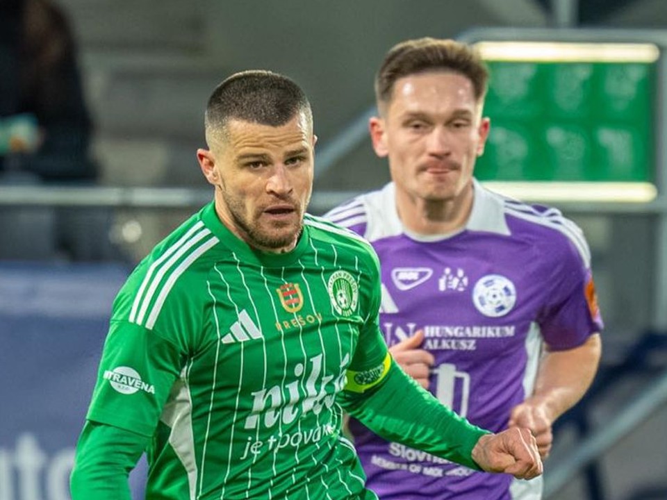 Momentka zo zápasu Prešov - Komárno.