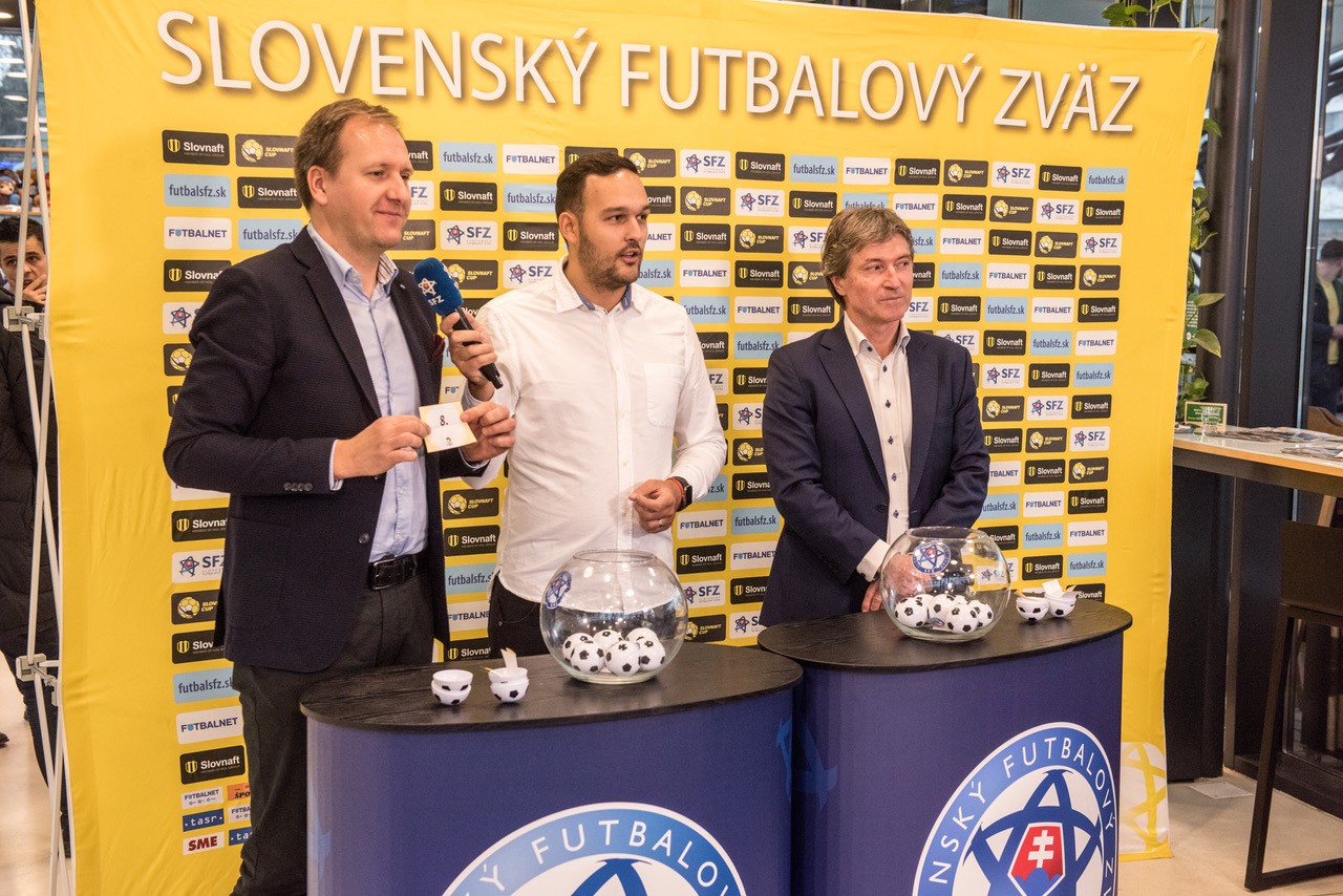Žreb štvrťfinále Slovnaft Cupu 2019/20.