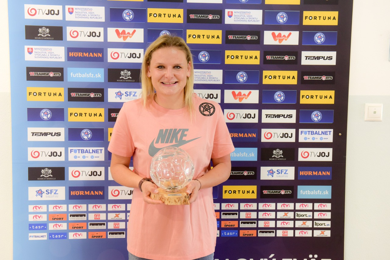 S trofejou Futbalistka Slovenska 2019.