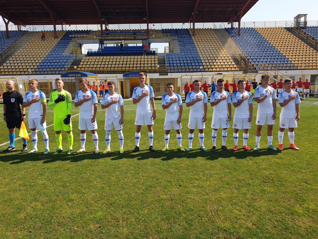 Slovenská devätnástka pred zápasom so Severným Macedónskom.