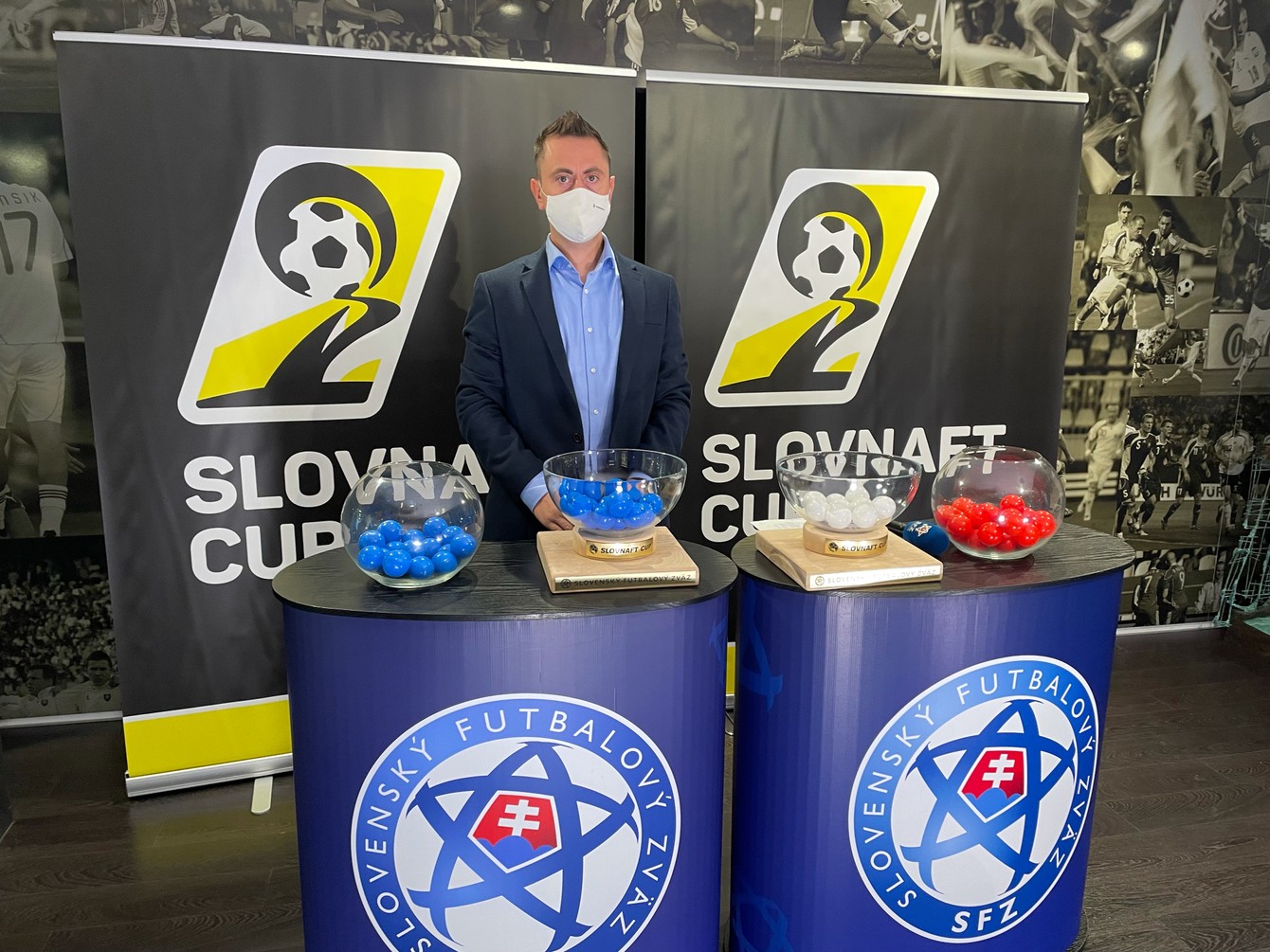 Finančný riadieteľ Slovanftu Plamen Michev pred žrebom 4. kola Slovnaft Cupu.