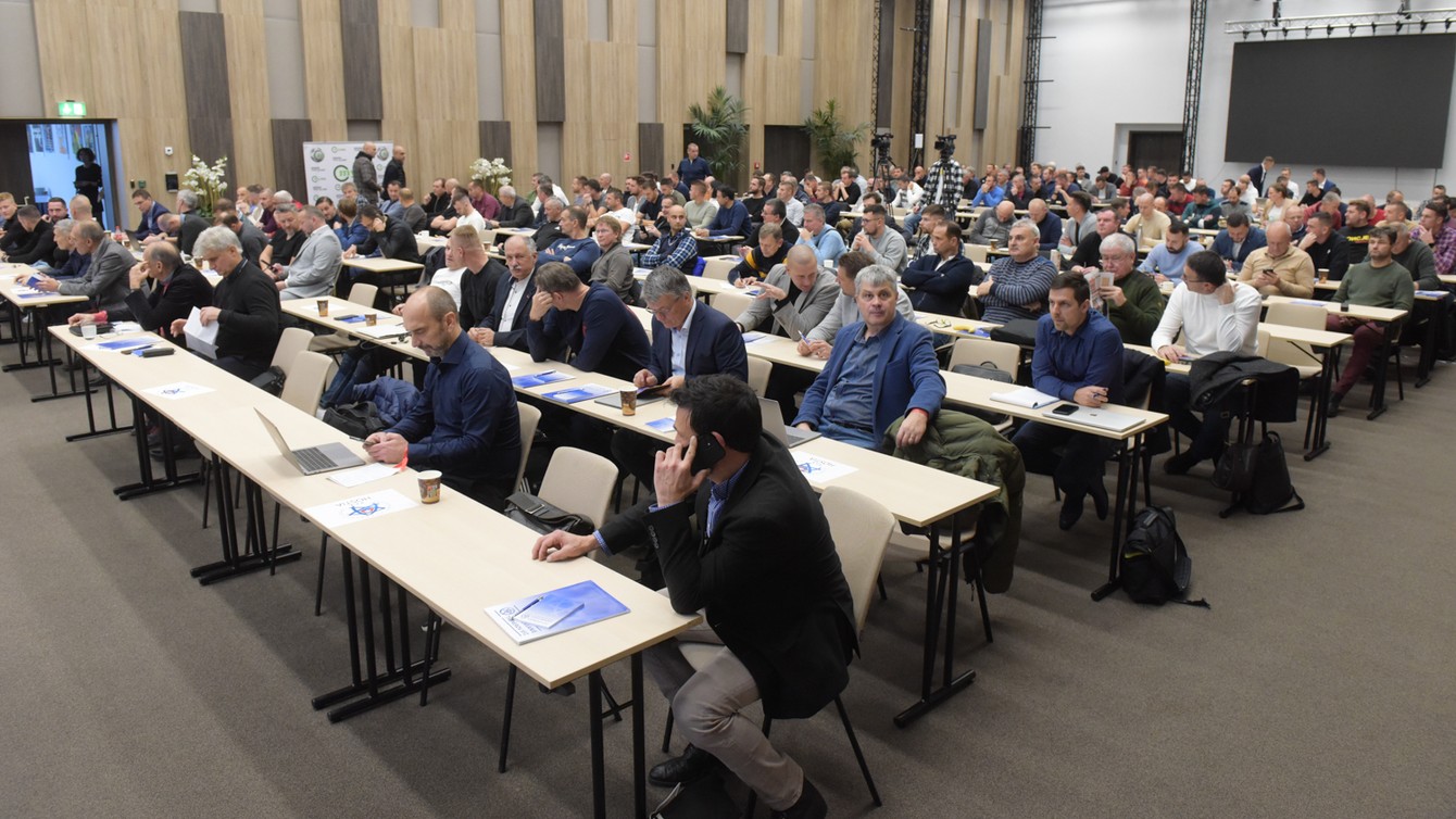 Snímka z 1. dňa Konferencie trénerov SFZ 2022 v Šamoríne.