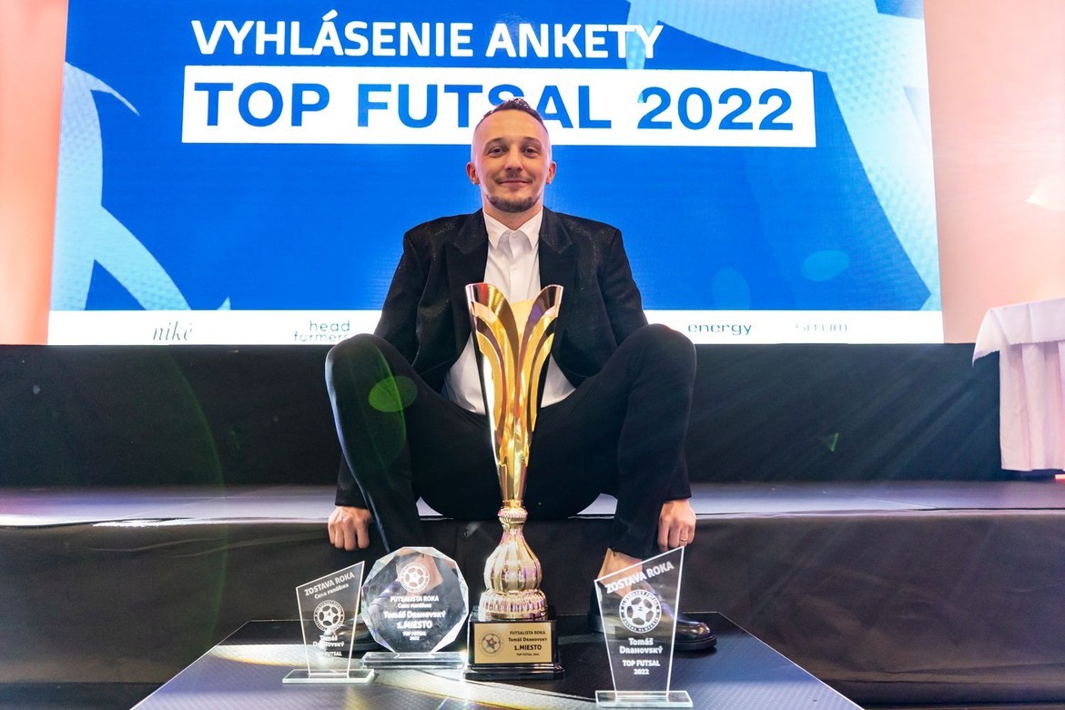 Víťaz ankety Futsalista roka 2022 - Tomáš Drahovský.