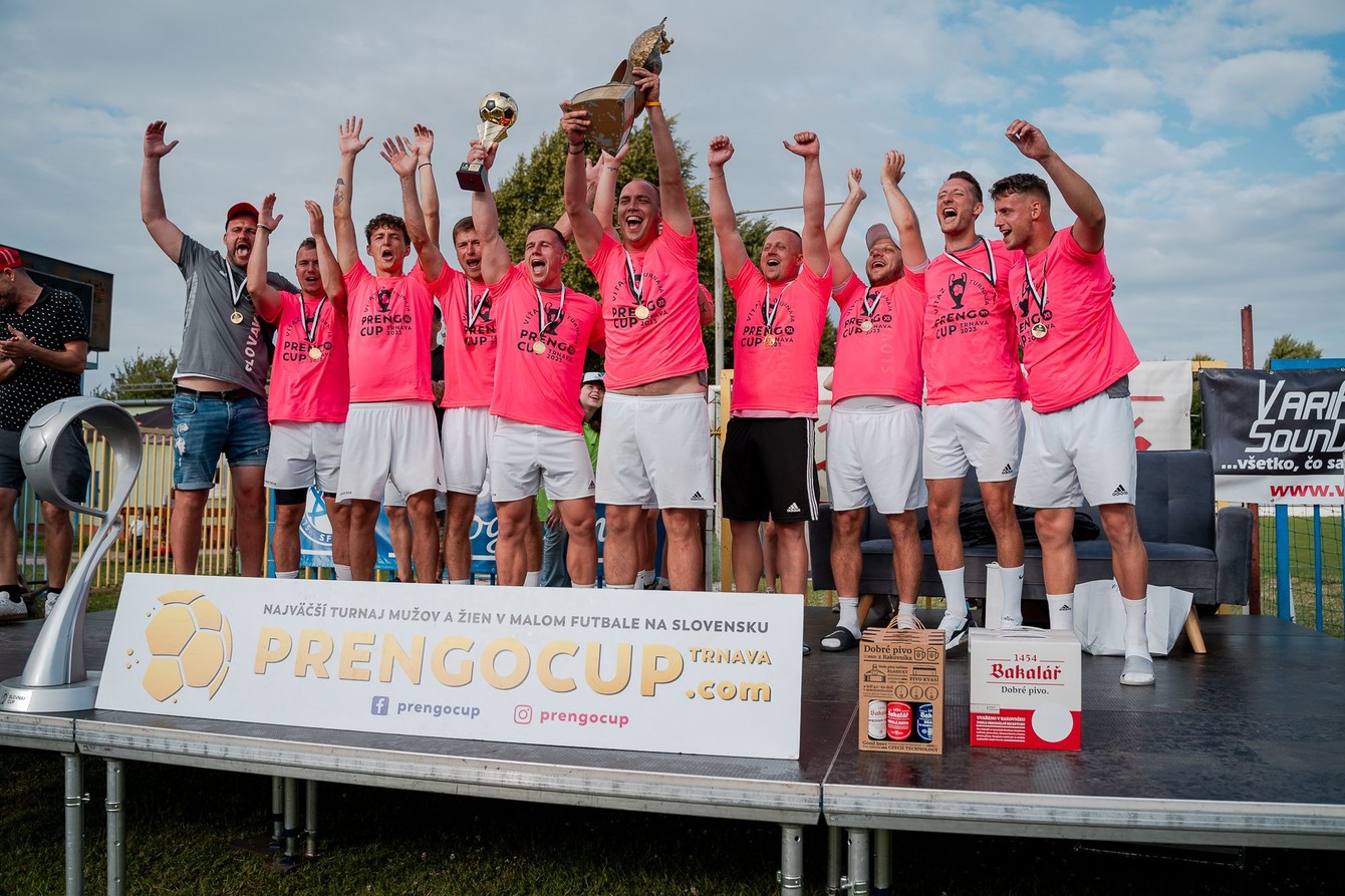 Víťazný tím turnaja Prengo Cup 2023 v kategórii mužov - Slovakotech Košice (Trnava, 24.6.2023).