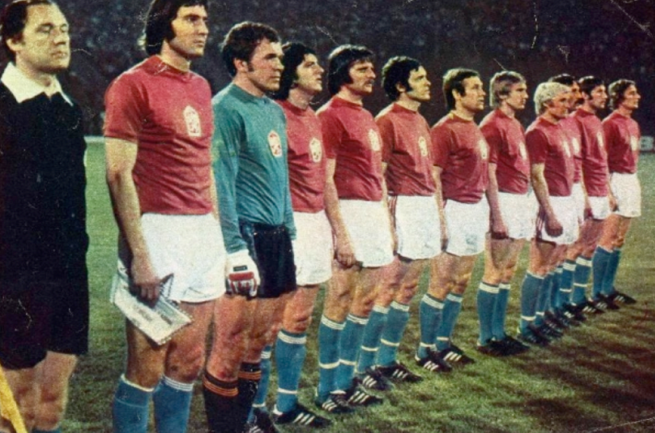 Československo na ME 1976 pred finálovým duelom s NSR (Belehrad, 20.6.1976).
