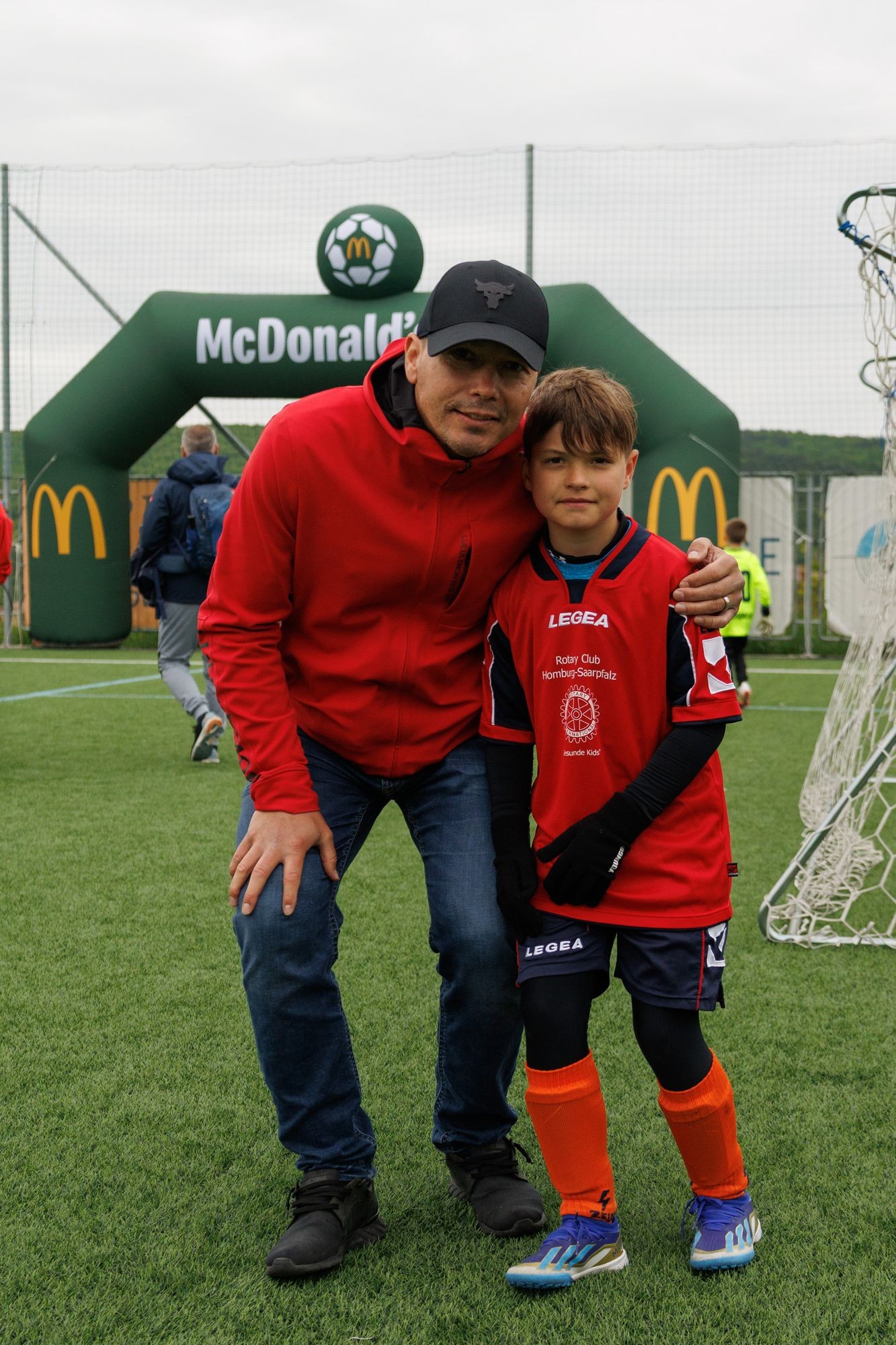 McD Cup_KE kraj_Ladislav Nagy so synom.jpg