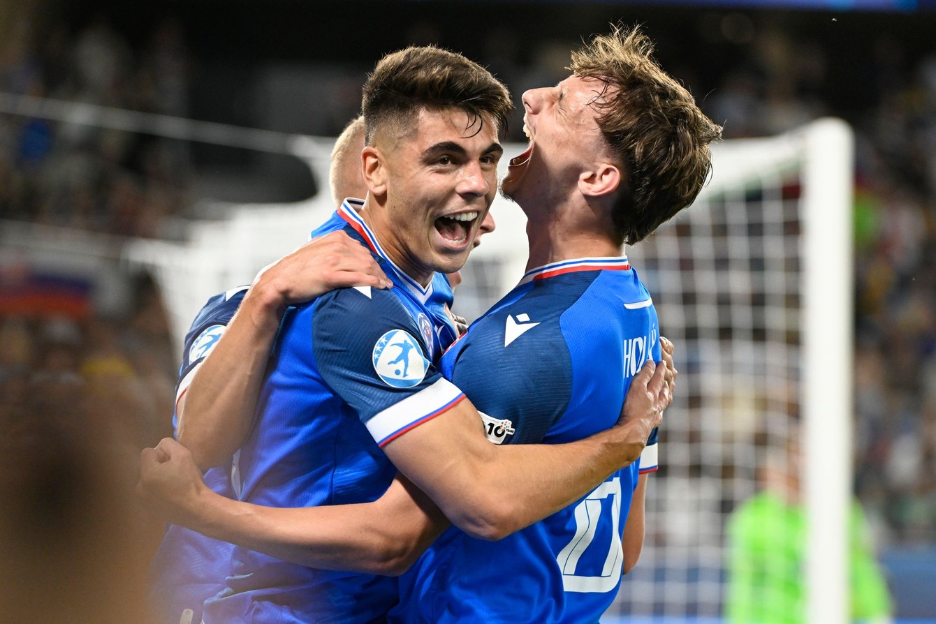 U21_ME U21_Rumunsko_Adam Obert_Dominik Hollý