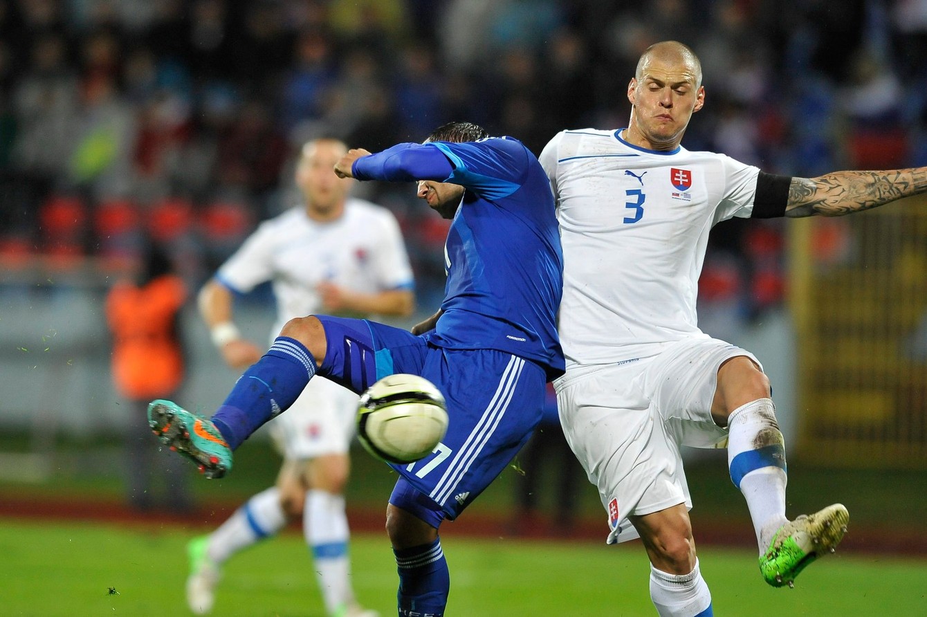 SR futbal MS 2014 kvalifikácia skupina G Slovensko Grécko BAX.jpg