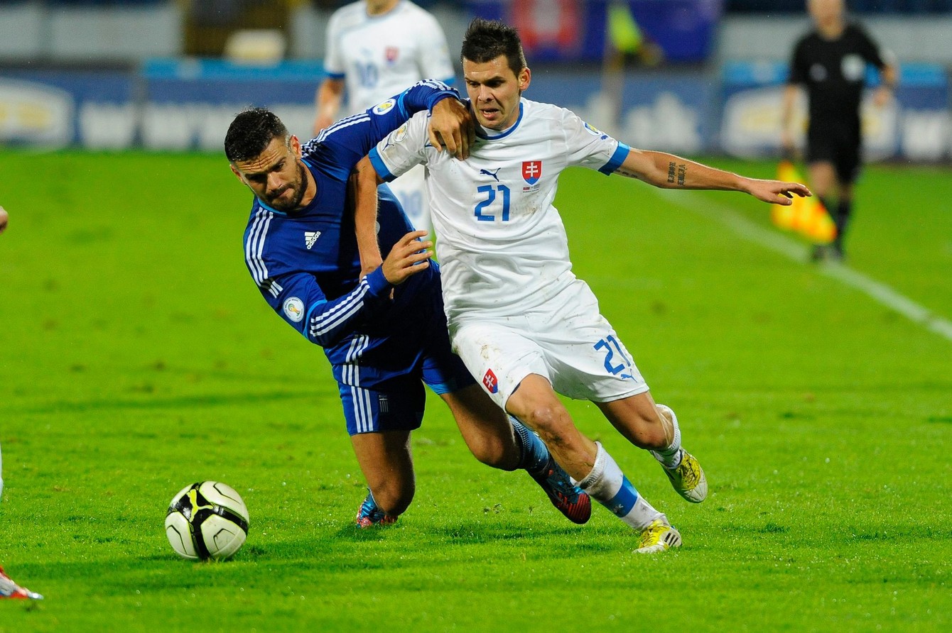 SR futbal MS 2014 kvalifikácia skupina G Slovensko Grécko BAX.jpg