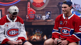 Kirby Dach a Juraj Slafkovský v relácii The CHat. 