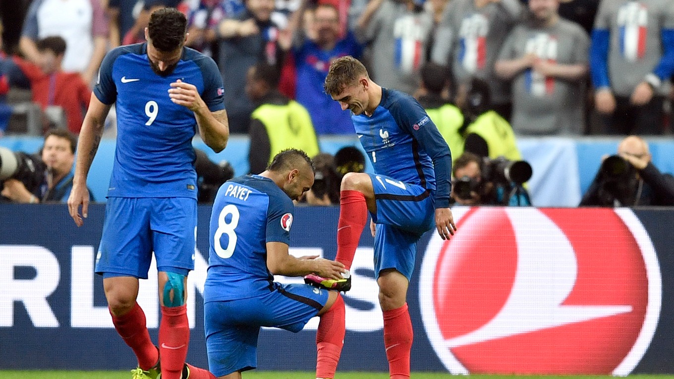 Francúzsko si štvrťfinálový zápas užilo.
