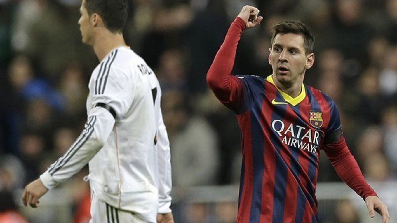 Ronaldo (vľavo) a Messi. 