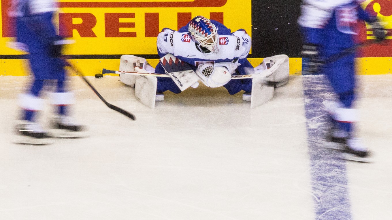 Patrik Rybár pred zápasom Slovensko - Kanada na MS v hokeji 2019.