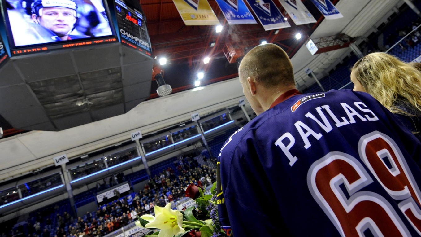 Petr Pavlas počas posledného zápasu v drese Slovana.