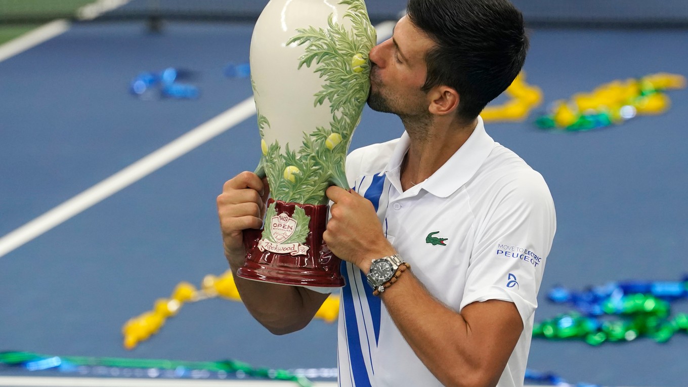 Novak Djokovič vyhral turnaj ATP v New Yorku 2020.