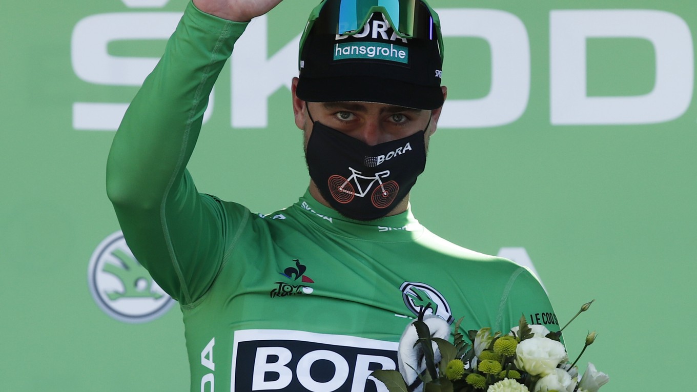 Peter Sagan má zelený dres po 3. etape na Tour de France 2020.