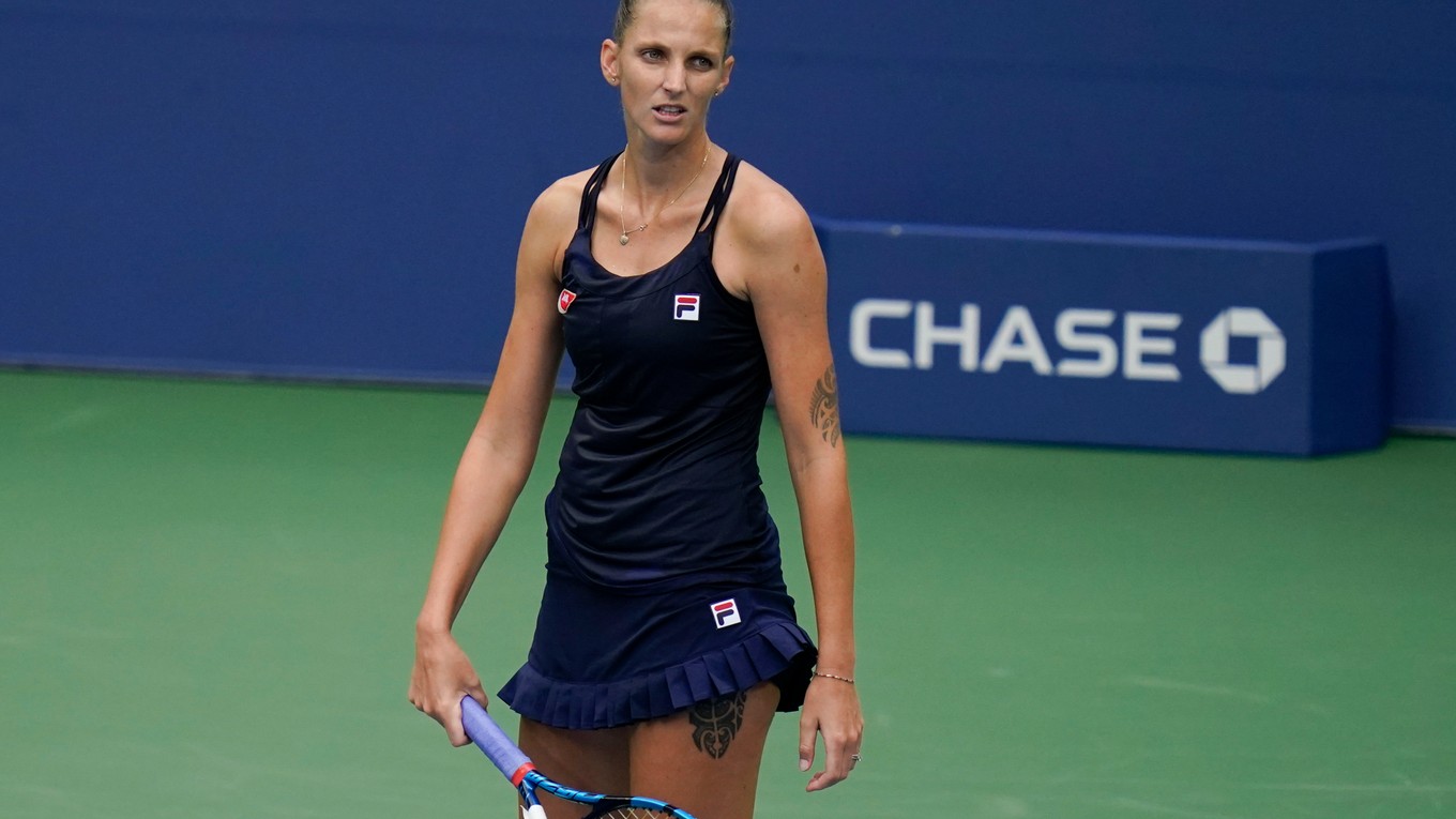 Karolína Plíšková v 2. kole US Open 2020.