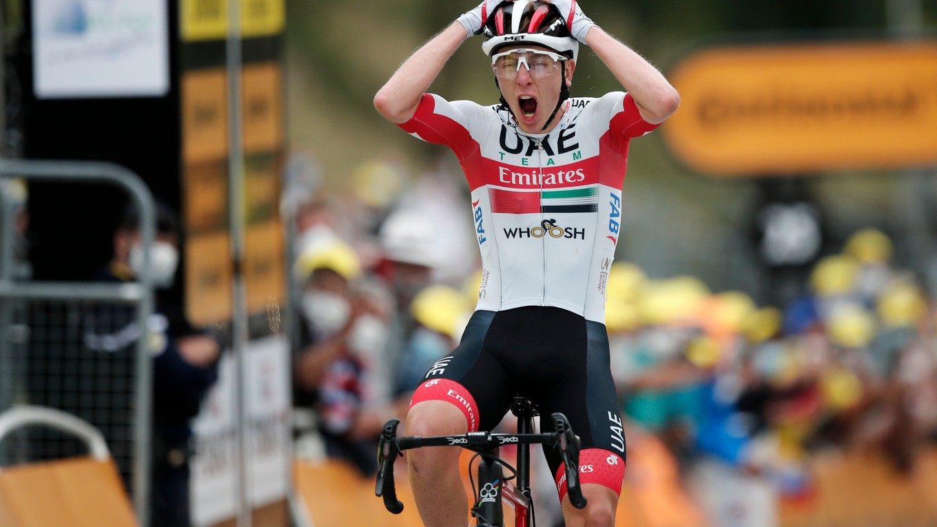 Tadej Pogačar vyhral 9. etapu Tour de France 2020.