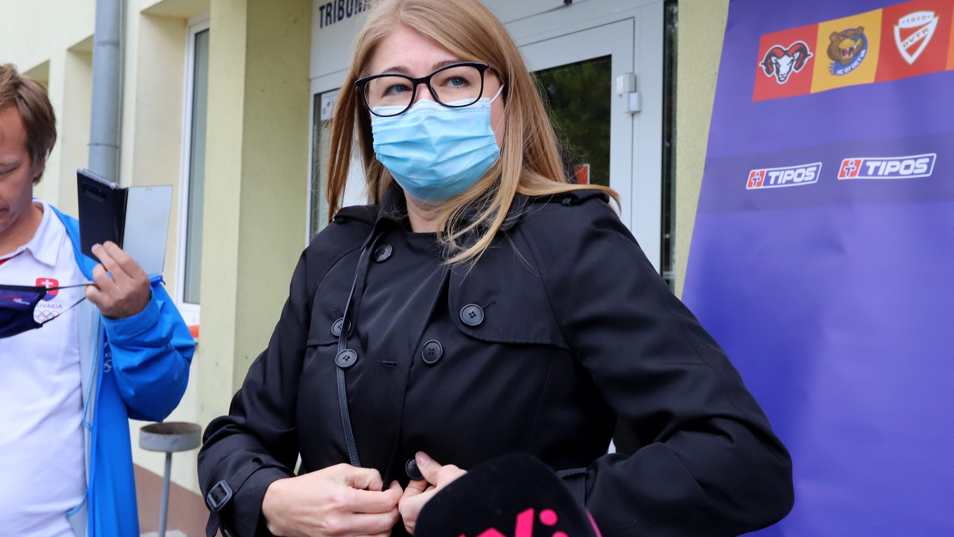 Riaditeľka APHK Aneta Büdiová po stretnutí klubov vo Zvolene.