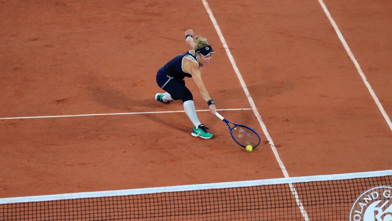 Laura Siegmundová na Roland Garros.