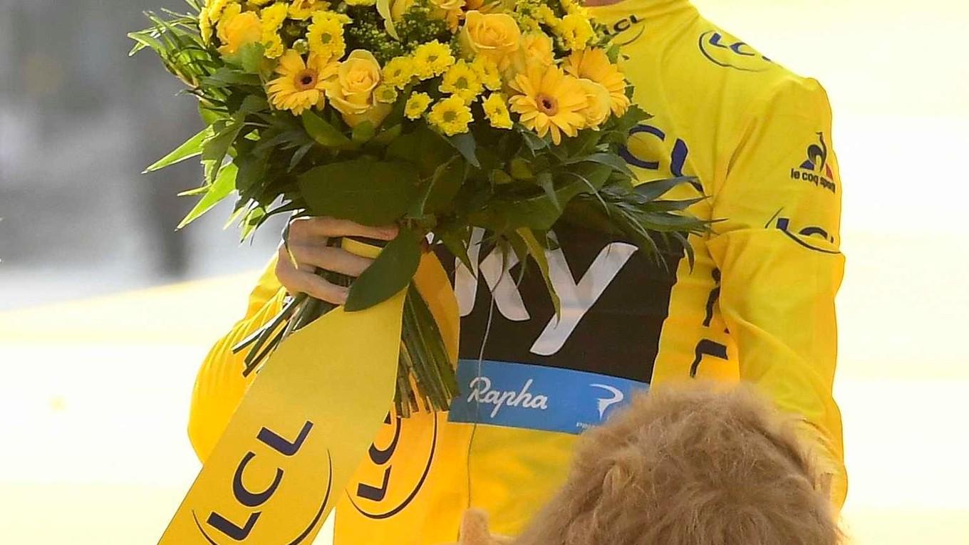 Cyklista Chris Froome.