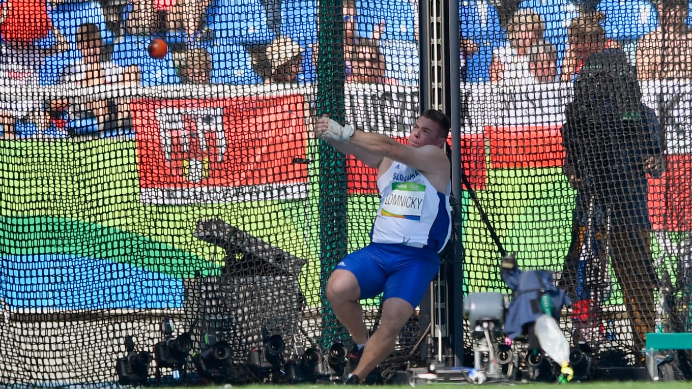 Marcel Lomnický počas olympijskej kvalifikácie.