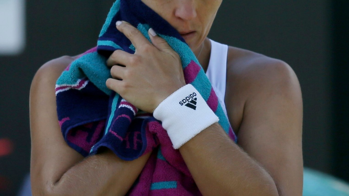Bývalá svetová jednotka Angelique Kerberová vypadla na US Open už v prvom kole. 