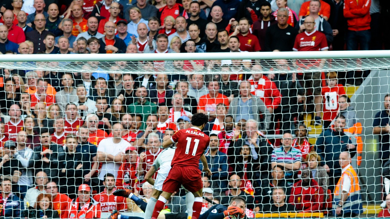 Ilustračná fotografia zo zápasu Liverpool FC - Manchester United.