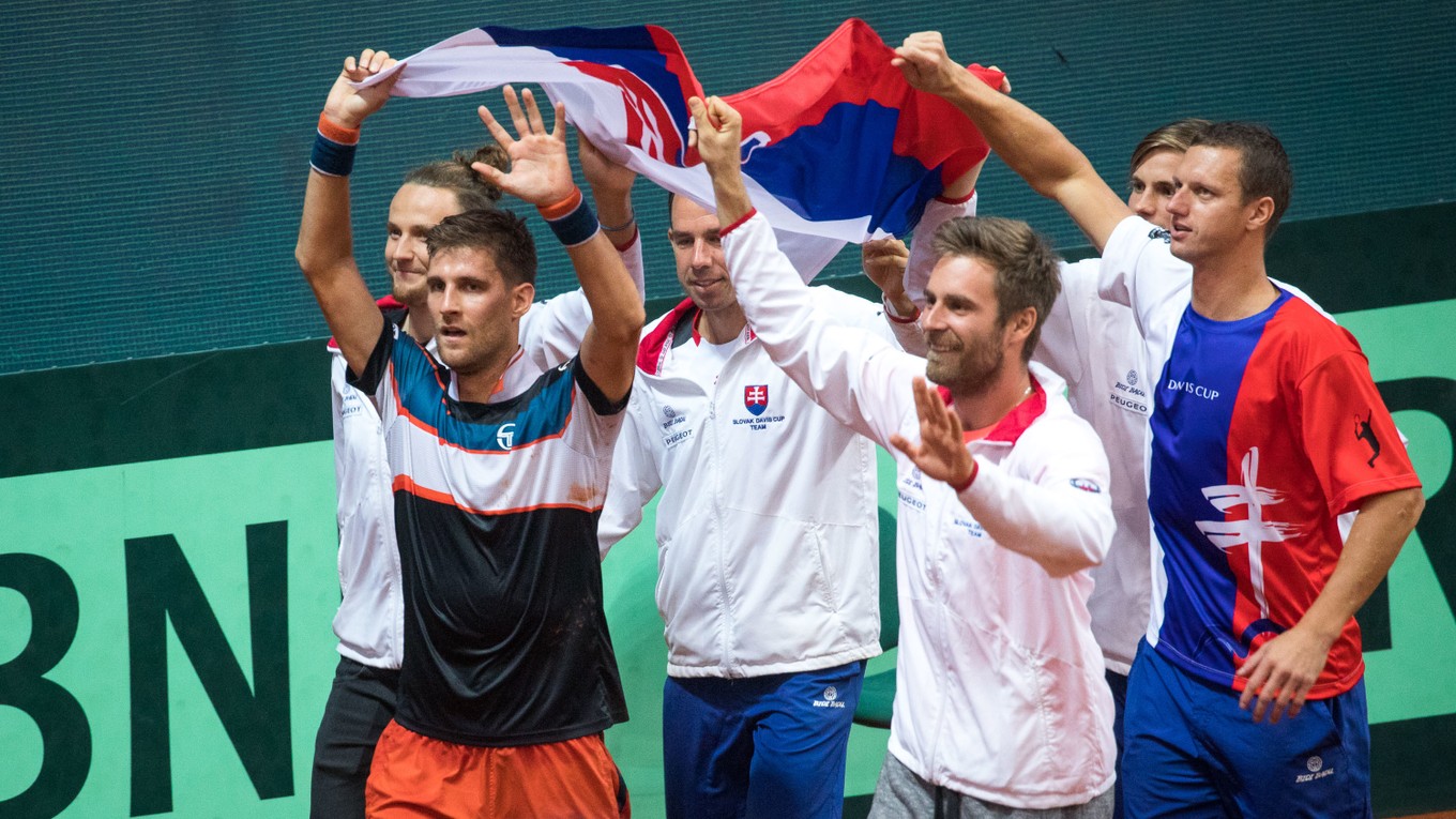 Slovenskí tenisti.
