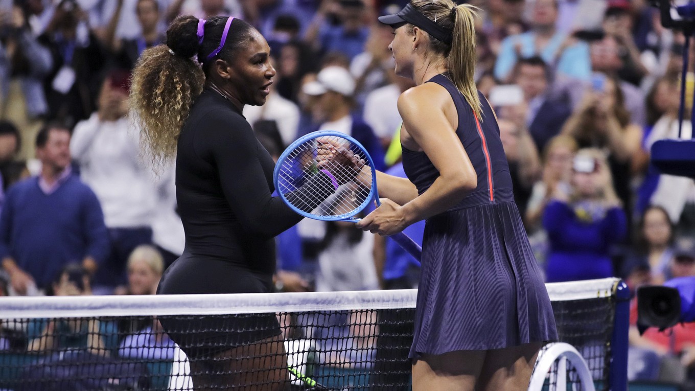 Serena Williamsová (vľavo) a Maria Šarapovová.