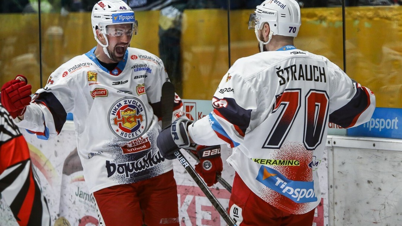 Andreas Štrauch v drese Zvolena. 