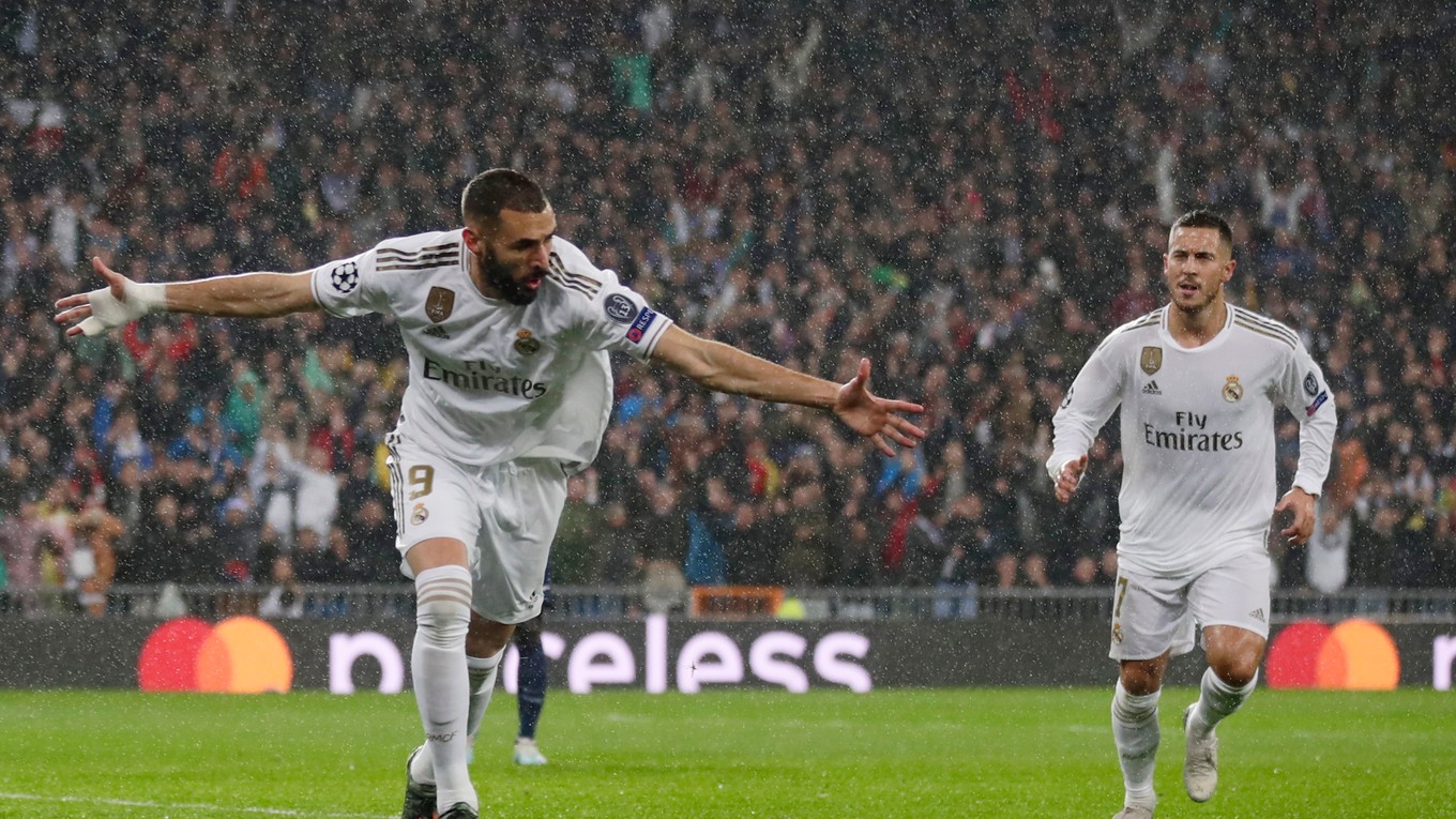 Karim Benzema a jeho gólová radosť