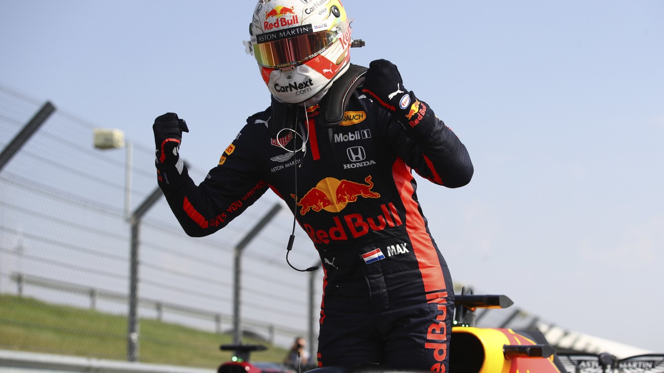 Max Verstappen sa raduje z víťazstva na VC k 70. výročiu F1.
