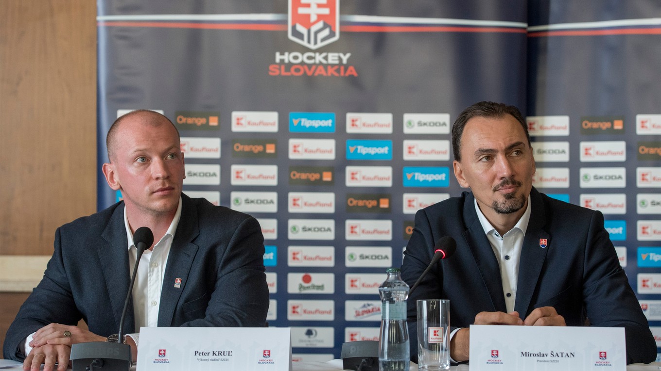 Miroslav Šatan (vpravo) a Peter Kruľ.